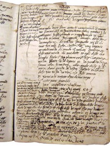 Tužba M. Držića protiv Vlaha Kanjice   (Državni arhiv u Dubrovniku, Lamenta de Intus, sv. 93, f. 30r)